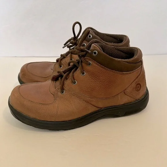 Dunham Men's Addison 8006BR Mid Cut Brown Leather Waterproof Boot Shoe Mens 9.5 - Picture 5 of 12